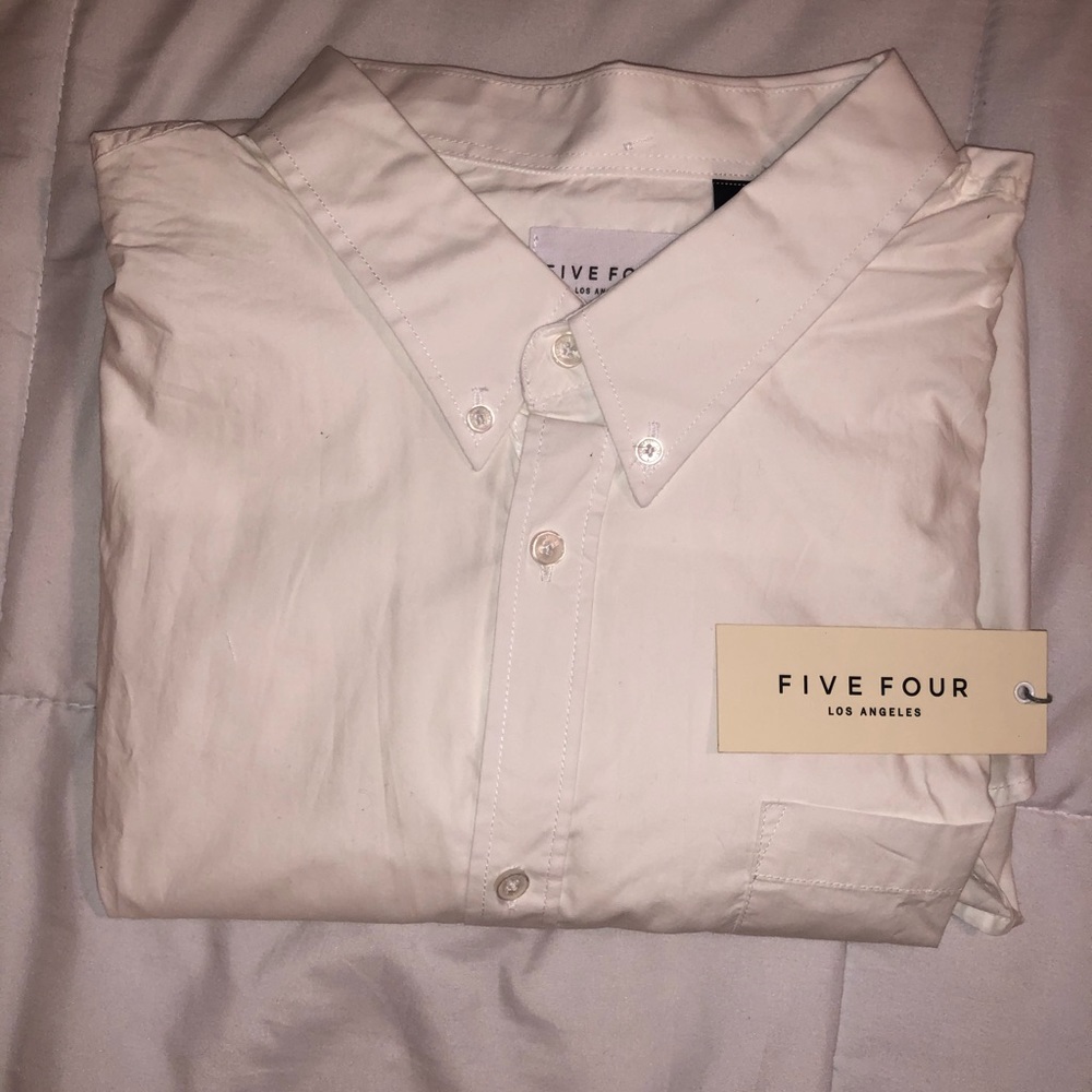 Men’s Five Four White Buttondown
